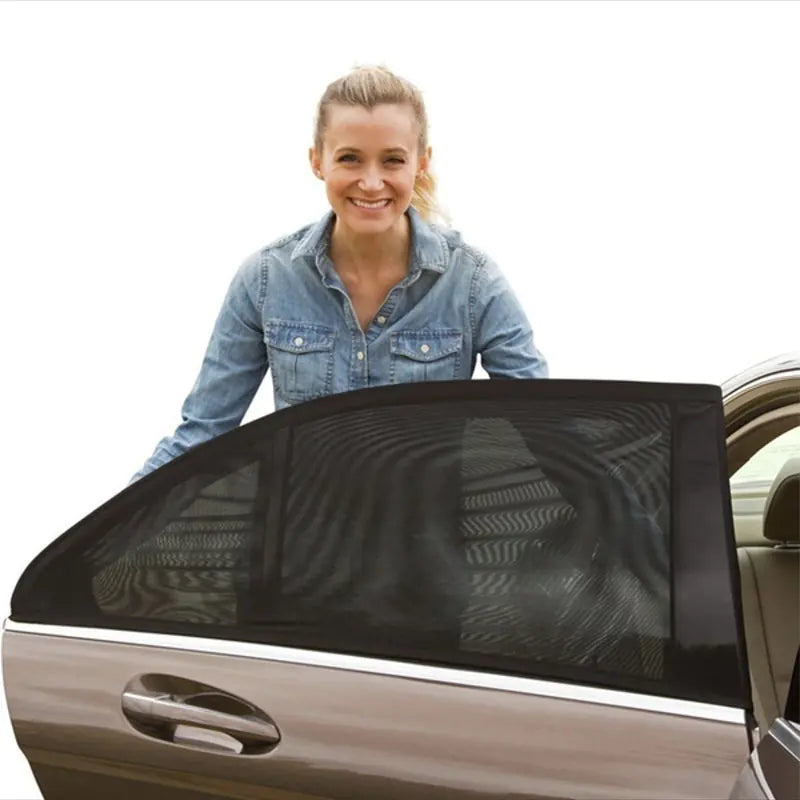 Car Sunshade Curtain with Privacy and Heat Protection